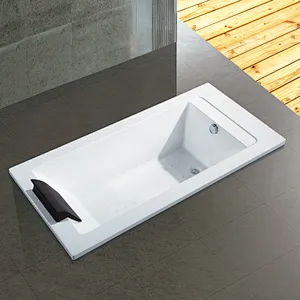 Hot sale modern house freestanding best price high quality embedded bath tub in floor