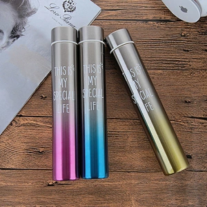 2019 creative vacuum drink cup stainless steel vacuum flask one cup 260ml water bottle