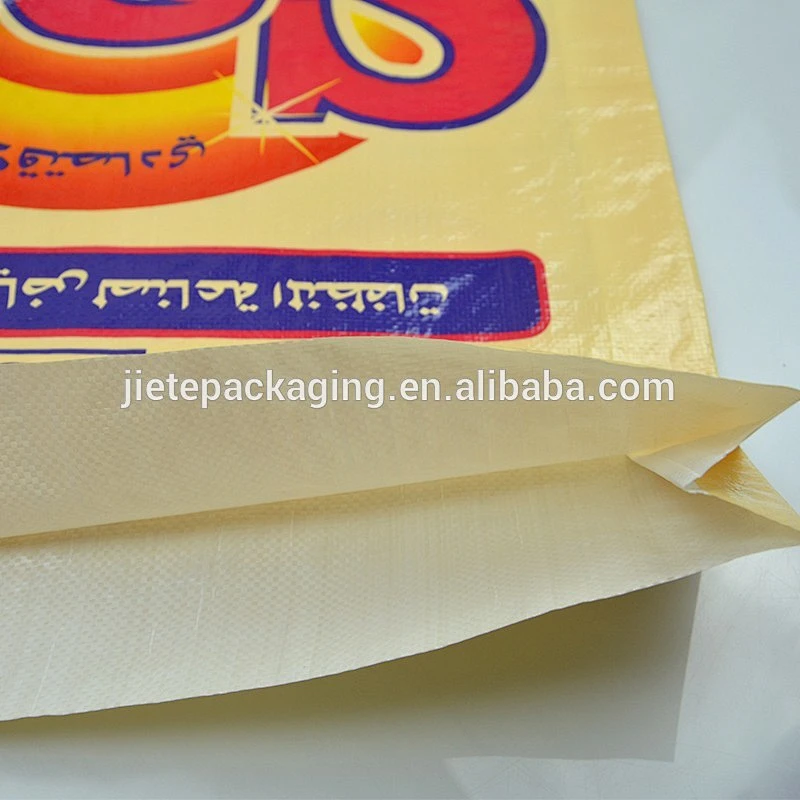 Video, China customized heat seal washing powder, clothes detergent packaging pp woven bags