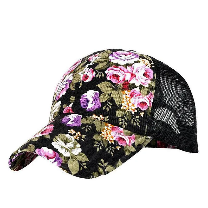 China Goods Wholesale Fashion Mesh Custom Printed Trucker Hats Caps