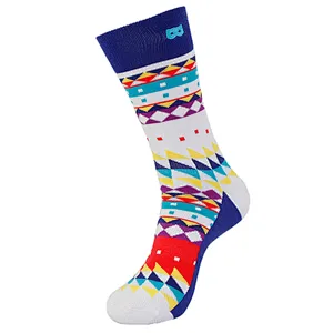 wholesale custom fashion multi colorful daily socks men