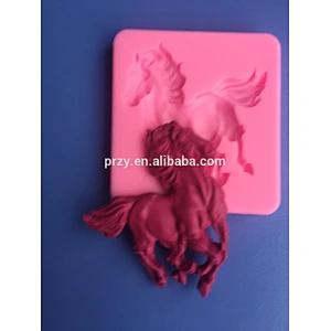Horse Art Cake Decorating Sugar Art mold DIY bakeware silicone embossing mold fondant cake mold