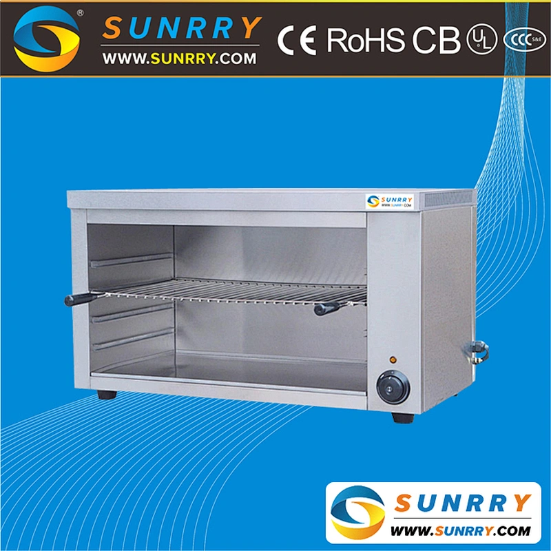 Commercial Stainless Steel Electric Sandwich Salamander Grill with One Switch
