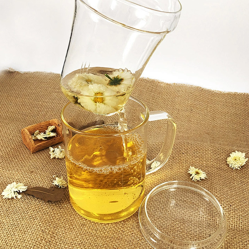 Double-layer borosilicate glass pot glass inner container for filter tea pot