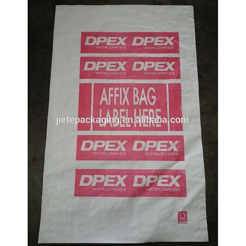 Customized transport, express, postal use cheap white pp woven courier bag