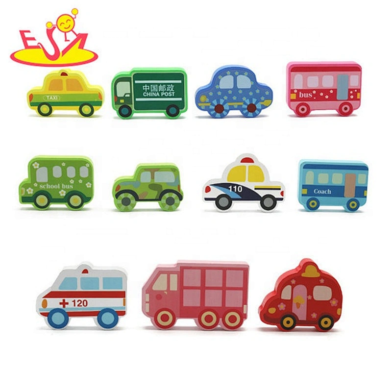 2019 New sale cartoon wooden match puzzle game for children W14D082