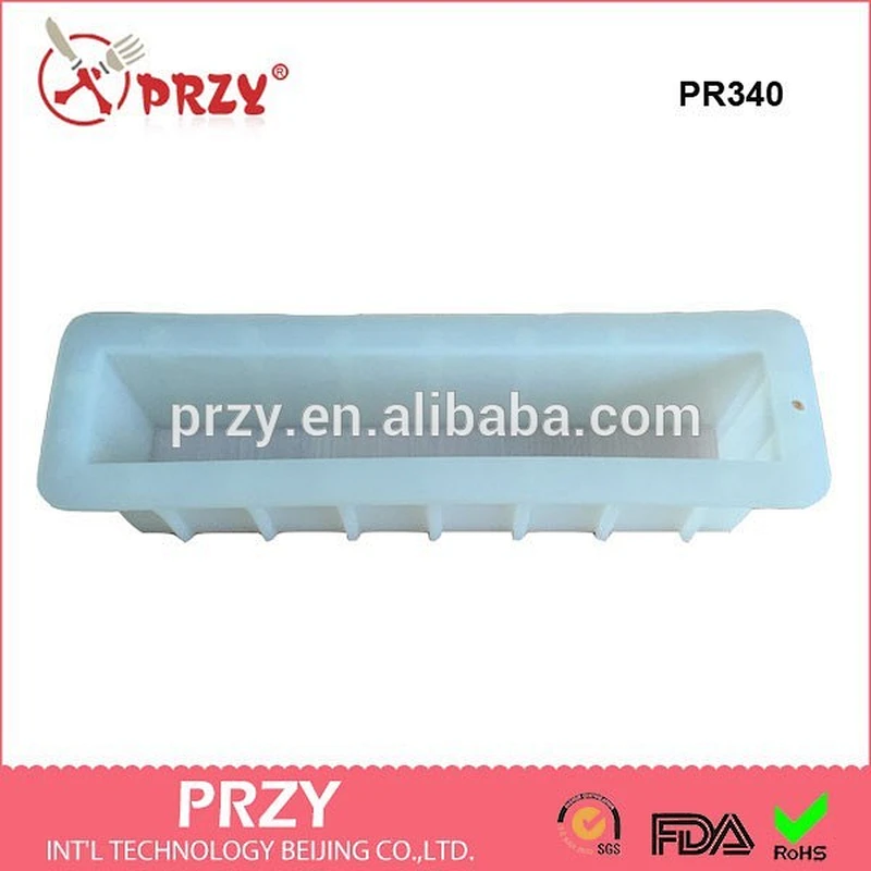 PR340 rectangle silicone soap mold tall and skinny silicone molds soap moulds