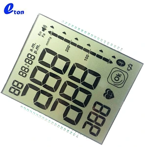 transparent blood-pressure meter tn lcd display