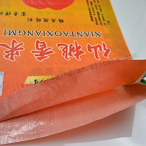 Sell well 25kg transparent plastic pp woven rice packing bag wholesale