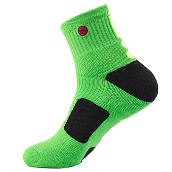 Cotton jacquard pile sport basketball socks