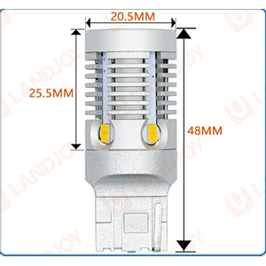 LED BULB 23W 1.8A 10v-32v 1500lm 7440 7443 1156 1157 T15  cars trucks