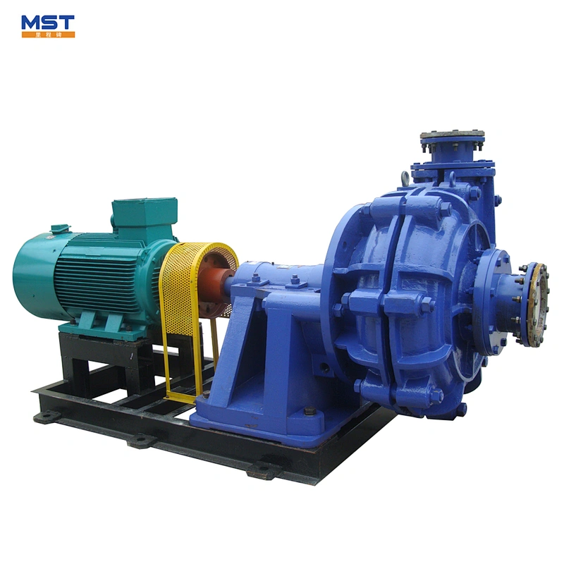 Electrical horizontal centrifugal slurry high pressure pump