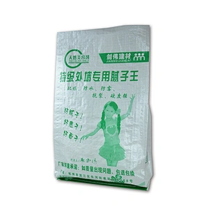 Laminated plastic cement bag for wall putty