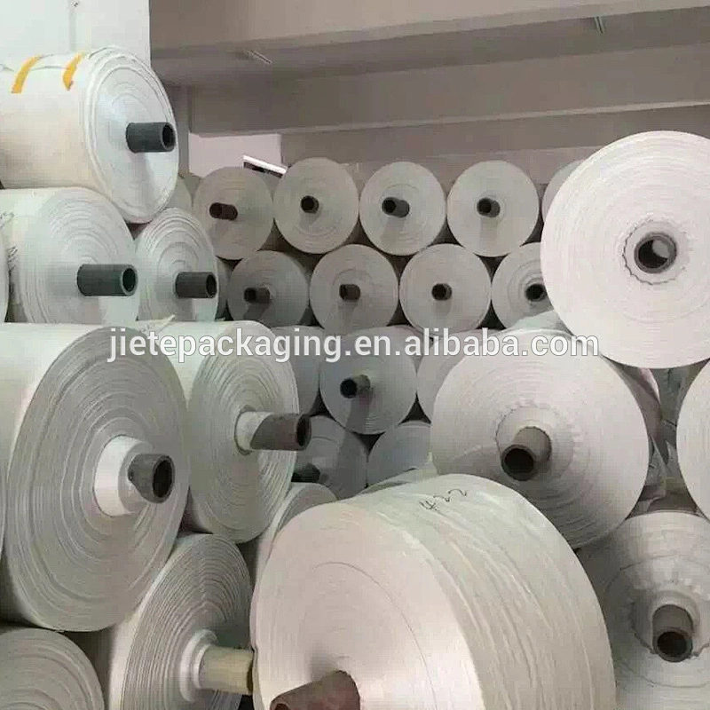 Customized cheap virgin white pp woven fabric tubular for industrial and construction use