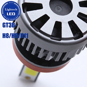 Lightech GT3B 30W COB Led Headlight 6000lm Car H8 H9 H11 Car LED Lighting