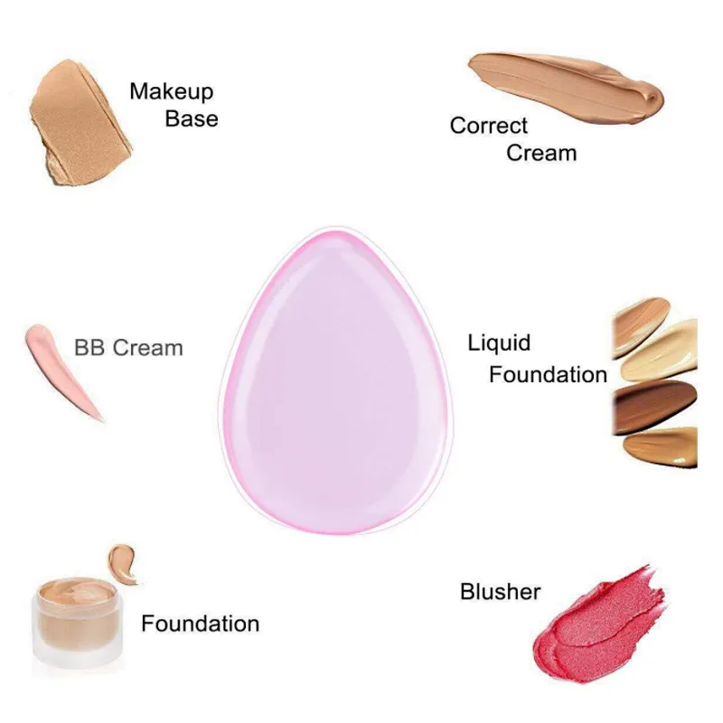 Hot Selling Beauty Sponge Makeup Silicone Cosmetic Tool Makeup Sponge