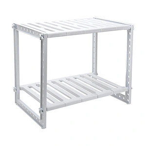 2 tier multifunctional storage rack/grocery rack/kitchen utensil drying rack