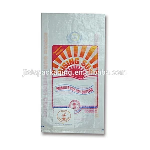 agricultural products kamal basmati rice packing pp woven bags for 2kg 5kg 10kg