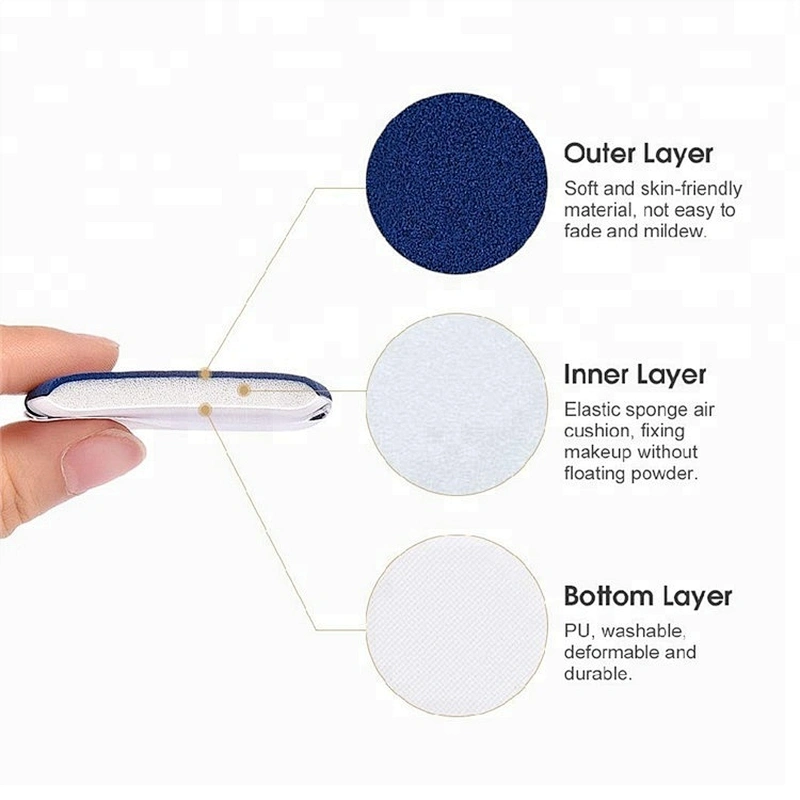 Make Up Own Brand Custom Logo High Quality Beauty Blending Sponge Make Up Soft Makeup Powder Puff Applicator
