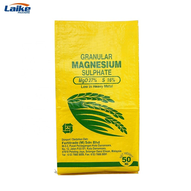 High quality pp flour woven sack bag of 10kg flour bag