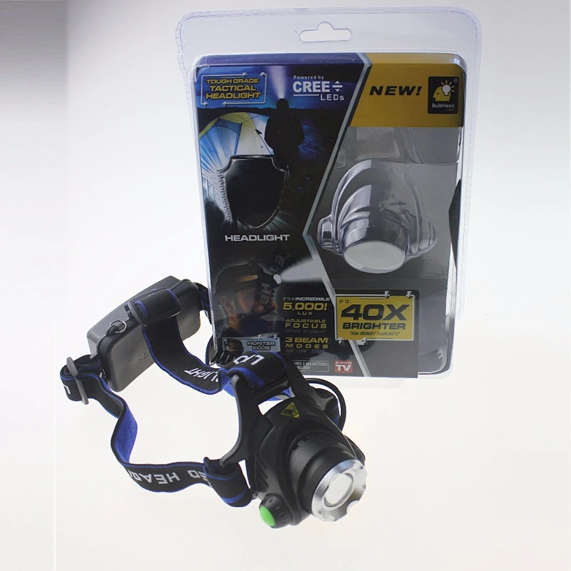Tactical Headlight High-powered Focusing LED up to 40x Brighter