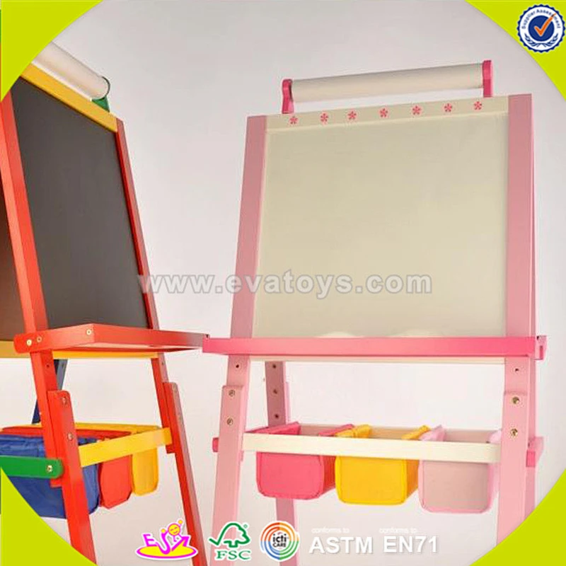 wholesale top sale wooden kids easel toys for kids,Cheap wooden kids easel toys, best quality wooden kids easel toys W12B049A