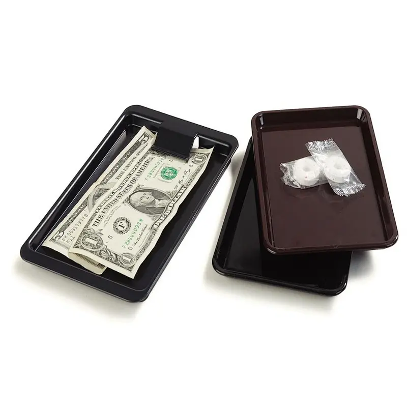 Custom Good Quality Bill Clipboard check Holder / tip Tray For Restaurant Check Holder