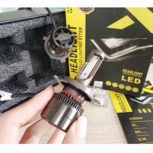 Lightech Wholesale 12V 6000Lm car headlight 9003 hb2 A7 Mini Auto focos H4 LED Bulb
