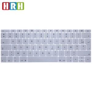 Waterproof Silicone French Keyboard Protective Film keyboard cover for Macbook Pro Retina 12
