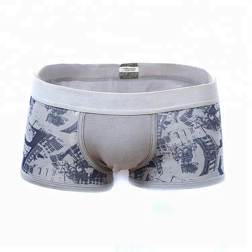 Hot sale low-waistline man underwear men cotton boxer briefs