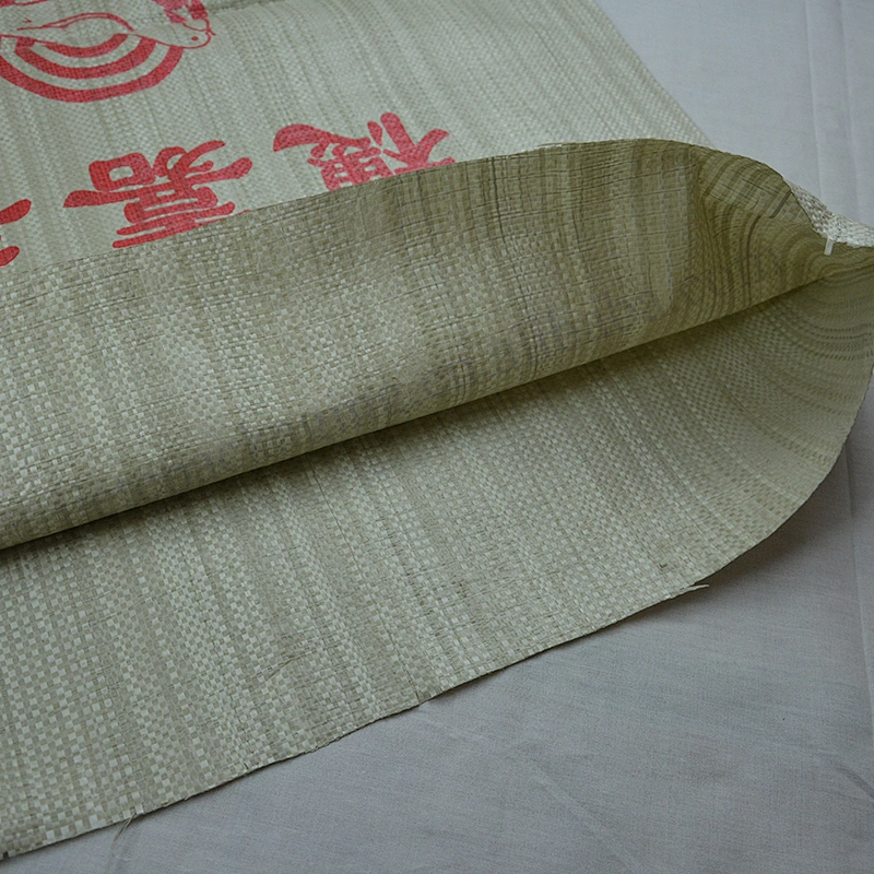Gray PP Woven Bags for Packing rice, wheat bran, feed, flour 10kg 20kg 40kg