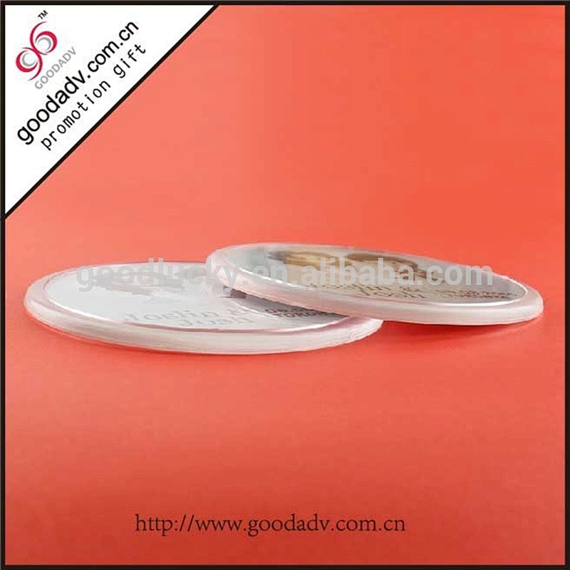 made in China durable plastic coasters waterproof clear acrylic cup mat
