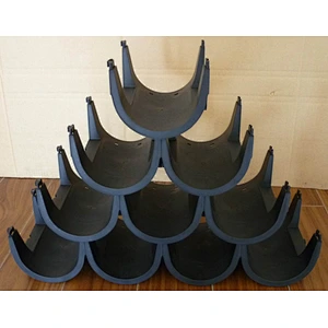 PP Single:15.5*12*10 Assemble:48.5*12*36.5 Hot sale kitchen wares multifunctional plastic assembly wine rack