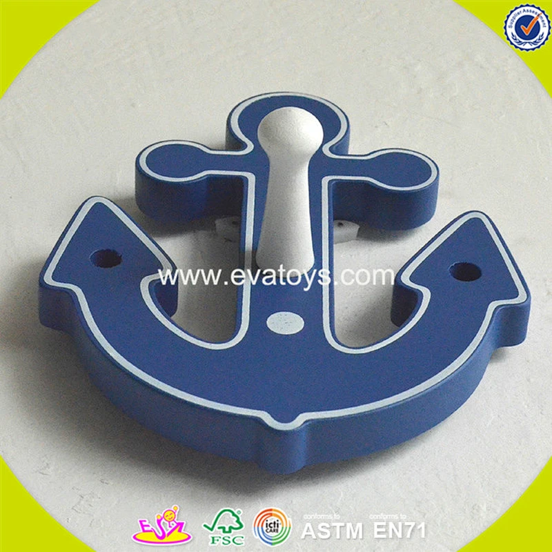 wholesale cheap kids wooden hat hooks high quality children wooden hat hooks W09B068