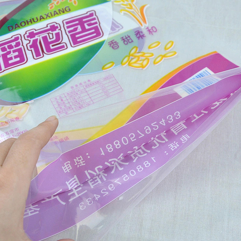 Accept custom pp woven rice bags with handle 10kg ,20 kg, 50 kg