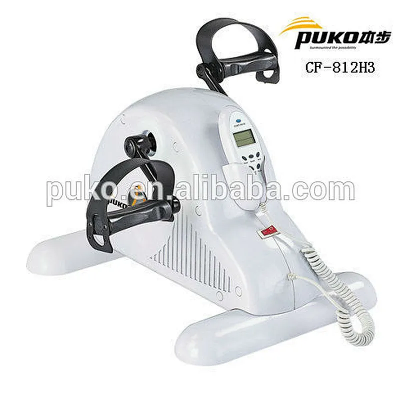 Motorized mini exercise bike efficient aerobic training machine