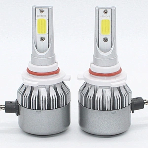 Lightech Cheap IP67 C6 HB3 H10 COB Car Lights Auto LED Headlight 9005 Bulbs