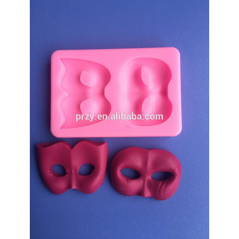 Mask shape silicone mold embossing die sugar arts mold DIY cake decorating bakeware