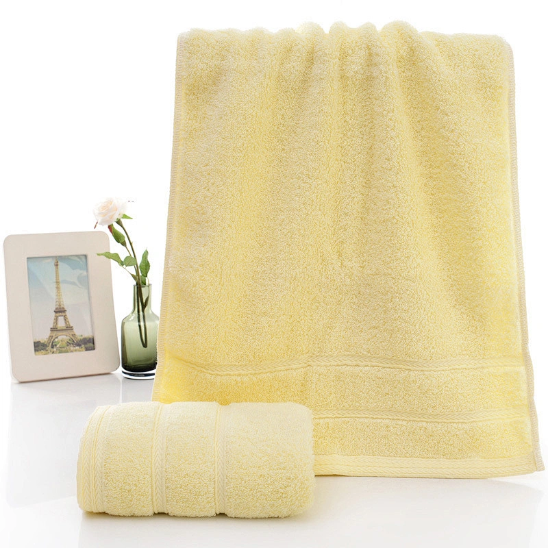 Free Sample Wholesale Color Towels Customized Logo Bath Towels China Supply 100% Cotton Towel