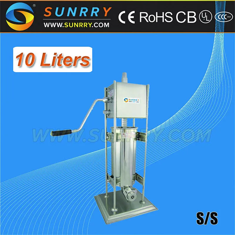 Churro maker for sale with 10 liters double speed stainless steel spanish churros making machine for churros (SUNRRY SY-CH10)