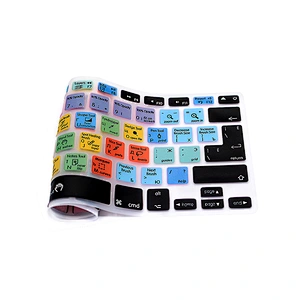 Wholesale Durable Customized Ado be Photo shop PS Functional Silicone laptop with russian keyboard Skin For Mac book