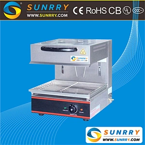 Electric infrared salamander grill with adjustable height 140 mm kitchen equipment salamander (SUNRRY SY-SL500B)