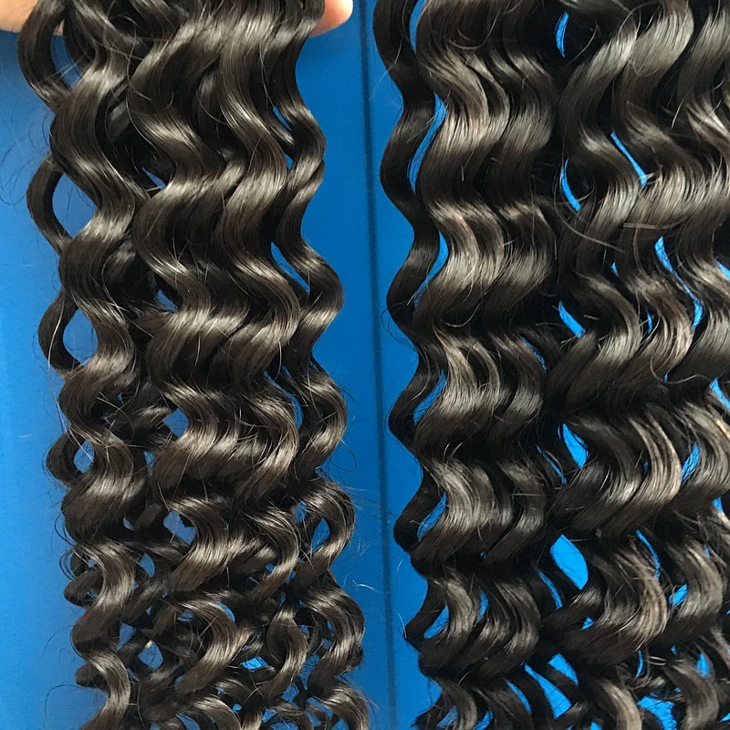 No shedding no tangle 26 28 30 inch kinky curly  virgin cambodian hair natural hair extensions
