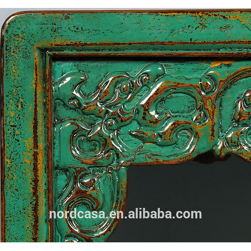 chinese antique reproduction furniture painted shelf cabinet