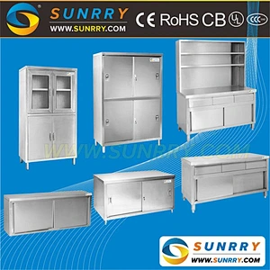 Guangzhou Commercial Latest Modular Stainless Steel Kitchen Cabinets Price
