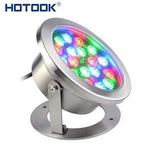 9W 24V AC RGB Color Changing Spot Light Fixture Outdoor Underwater Lamp Waterproof IP68