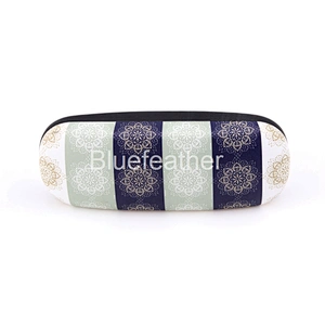 Blue White Vertical Lace Edge Digital Printing Hard Optical Case