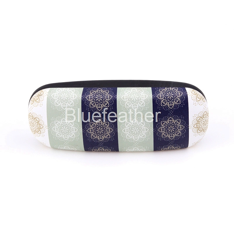 Blue White Vertical Lace Edge Digital Printing Hard Optical Case