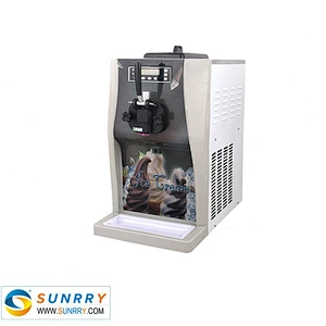 Newest design counter top single flavor small mini soft ice cream machine