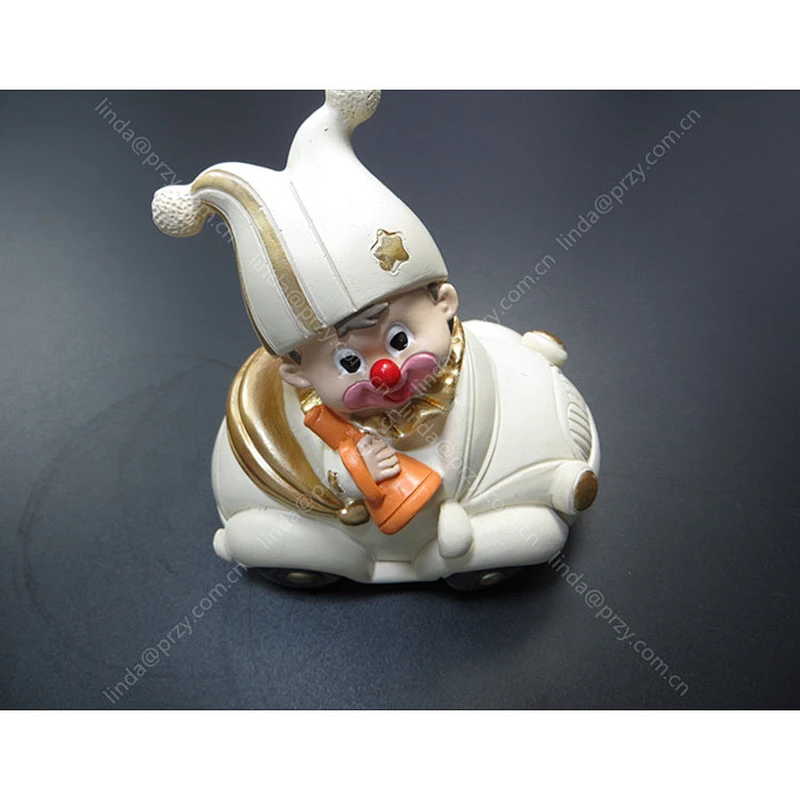 Circus clown Ornaments mold Handmade Soap mould Birthday Cake gift Silicone Molds